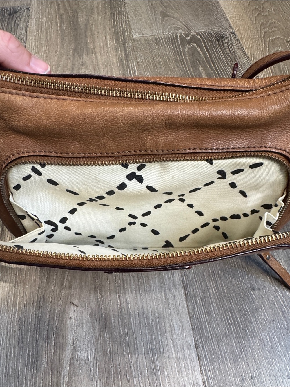kate spade Tan Pebbled Leather Crossbody Bag - Picture 2 of 6